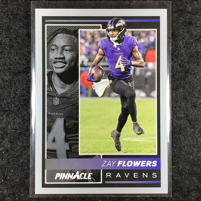 2024 Encore Football ZAY FLOWERS Base Silver /150 #16