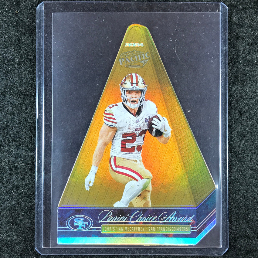 2024 Encore Football CHRISTIAN MCCAFFREY Panini Choice Award Die-Cut SSP #8