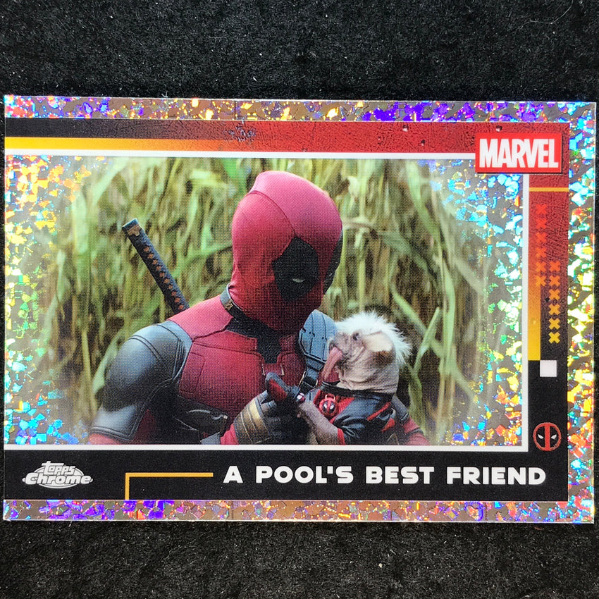 2025 Topps Chrome Deadpool BEST FRIEND Multiverse and More Mini Diamond #74