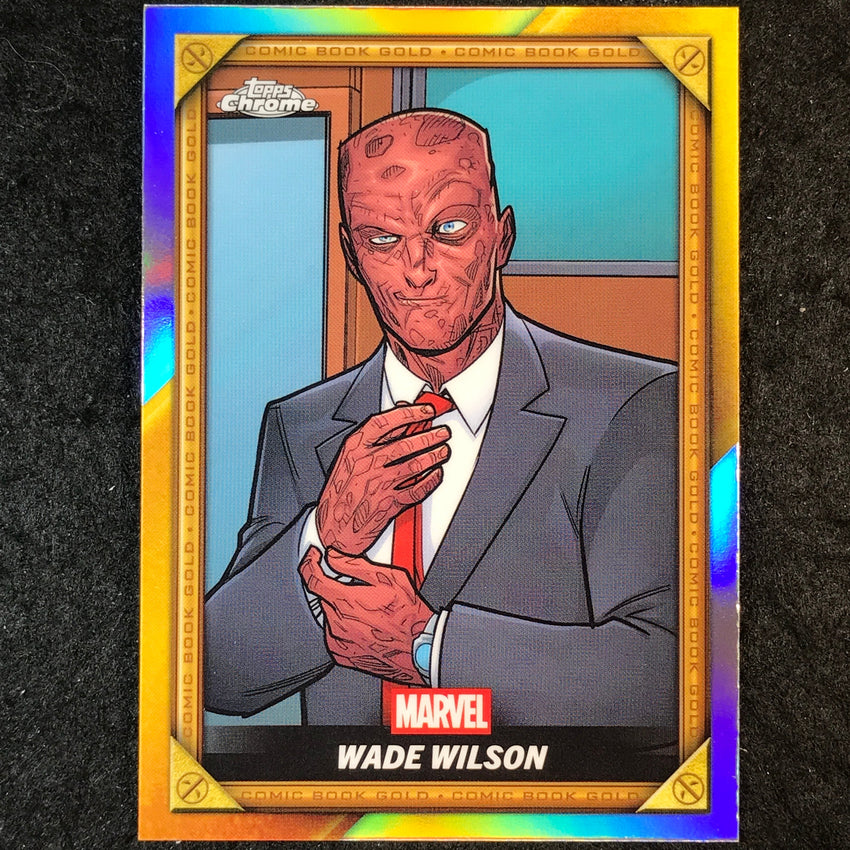 2025 Topps Chrome Deadpool WADE WILSON Comic Book Gold #CB-4