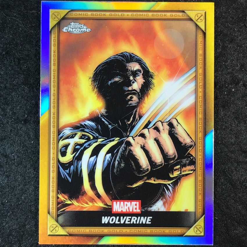 2025 Topps Chrome Deadpool WOLVERINE Comic Book Gold #CB-6