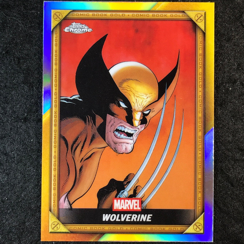 2025 Topps Chrome Deadpool WOLVERINE Comic Book Gold #CB-7