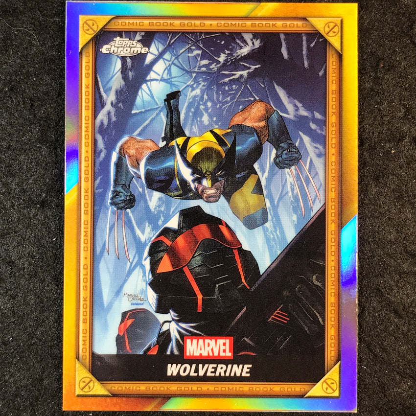 2025 Topps Chrome Deadpool WOLVERINE Comic Book Gold #CB-8