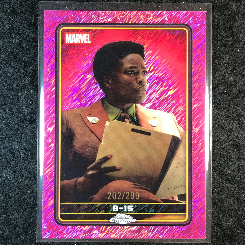 2025 Topps Chrome Deadpool B-15 Characters Pink Shimmer /299 #35
