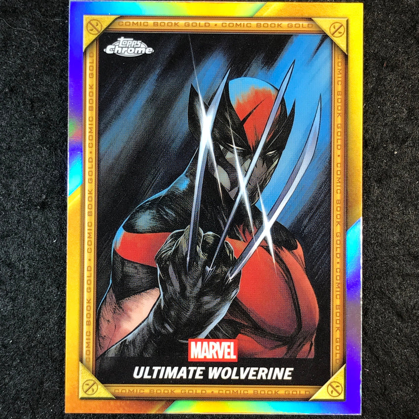 2025 Topps Chrome Deadpool ULTIMATE WOLVERINE Comic Book Gold #CB-11