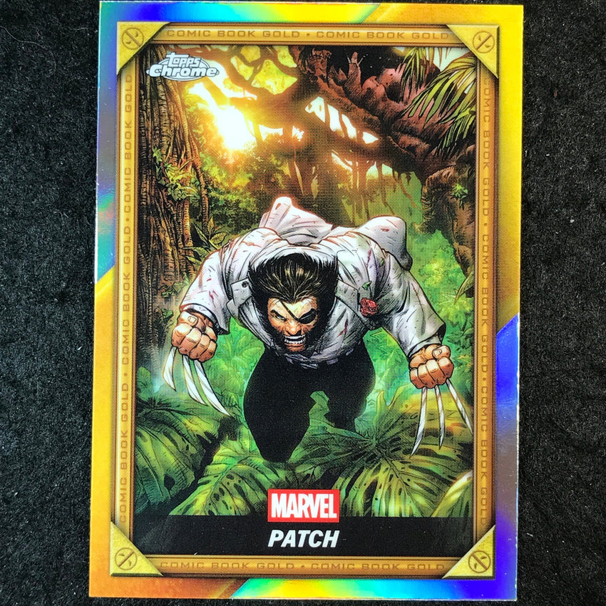 2025 Topps Chrome Deadpool PATCH Comic Book Gold #CB-12