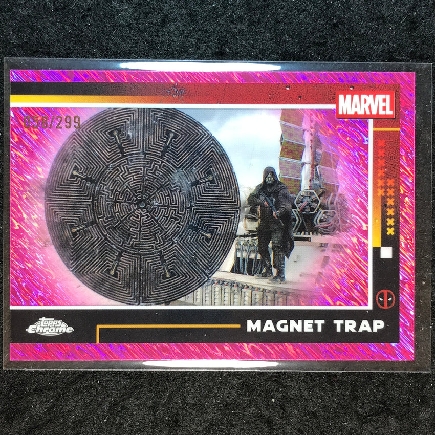 2025 Topps Chrome Deadpool MAGNET TRAP Pink Shimmer /299 #70