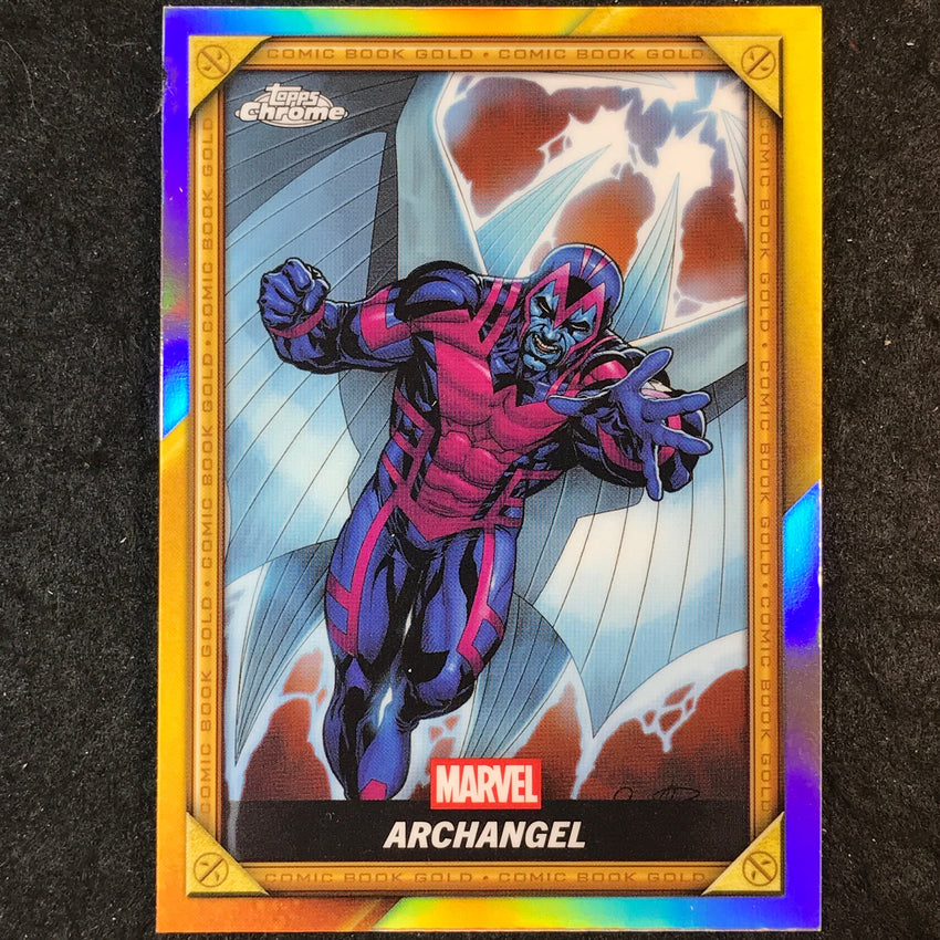 2025 Topps Chrome Deadpool ARCHANGEL Comic Book Gold #CB-15