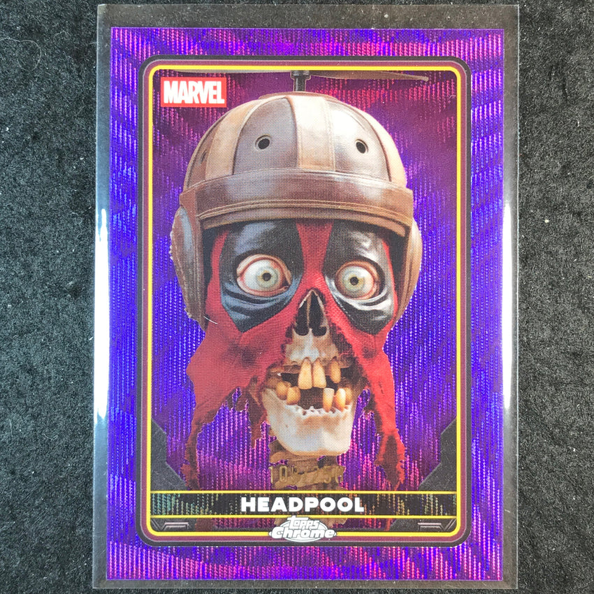 2025 Topps Chrome Deadpool HEADPOOL Characters Purple Wave /250 #24