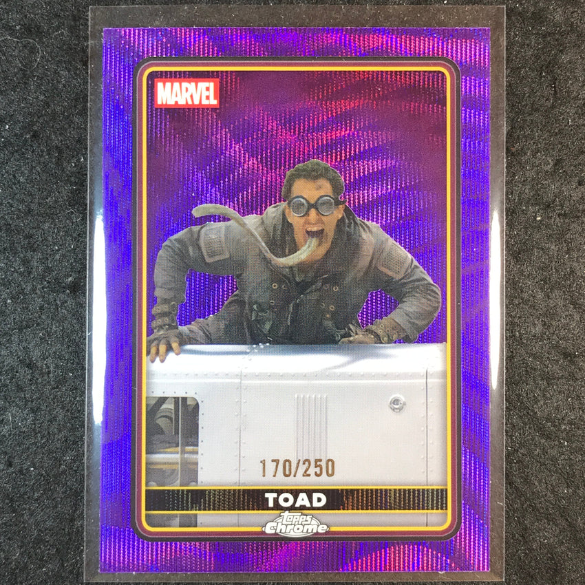 2025 Topps Chrome Deadpool TOAD Characters Purple Wave /250 #40