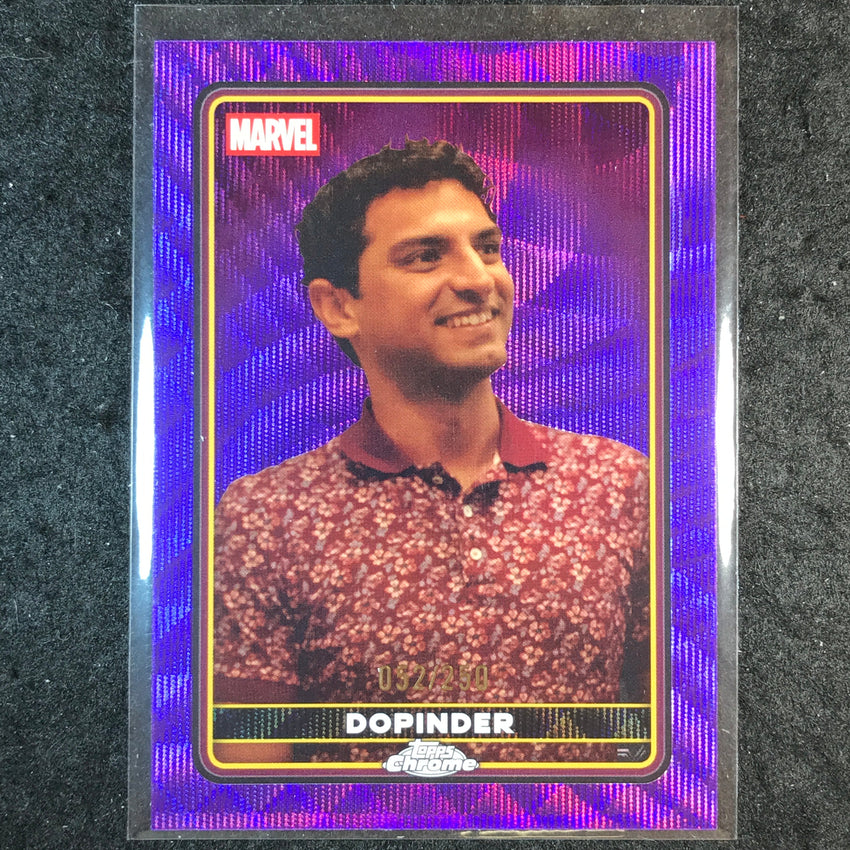 2025 Topps Chrome Deadpool DOPINDER Characters Purple Wave /250 #43