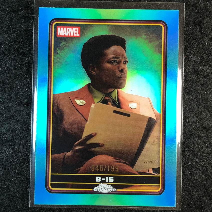 2025 Topps Chrome Deadpool B-15 Characters Aqua /199 #35