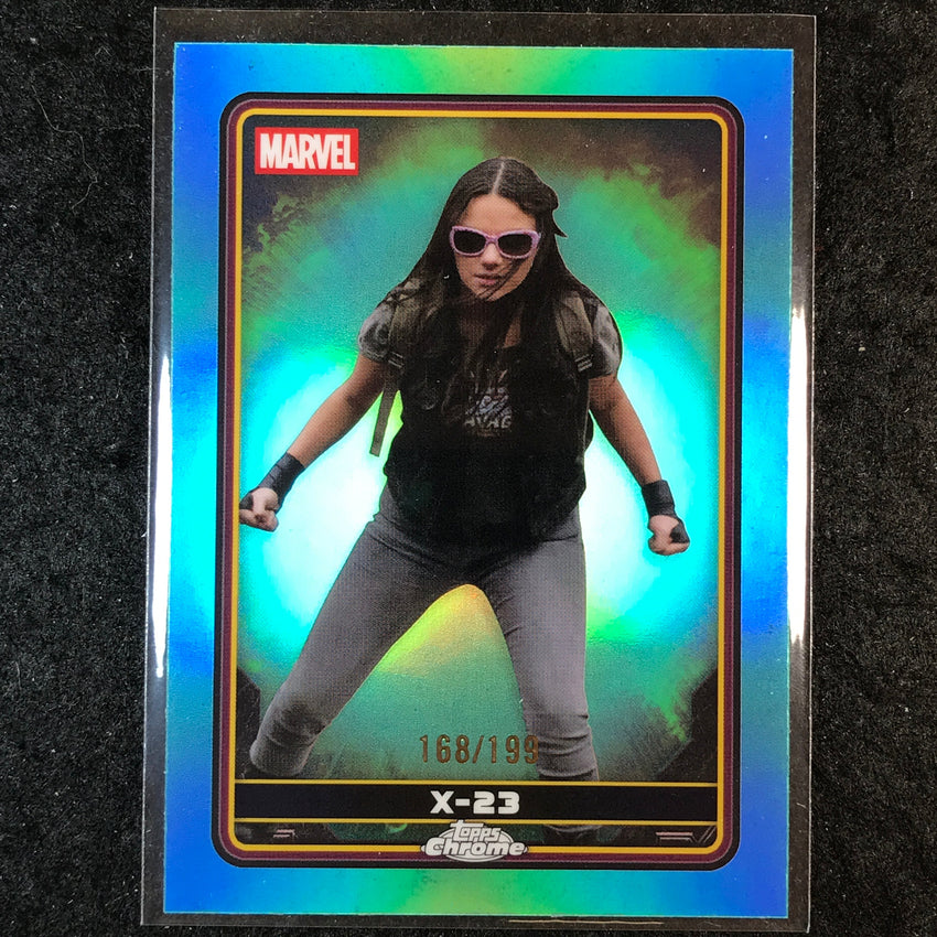 2025 Topps Chrome Deadpool X-23 Characters Aqua /199 #42