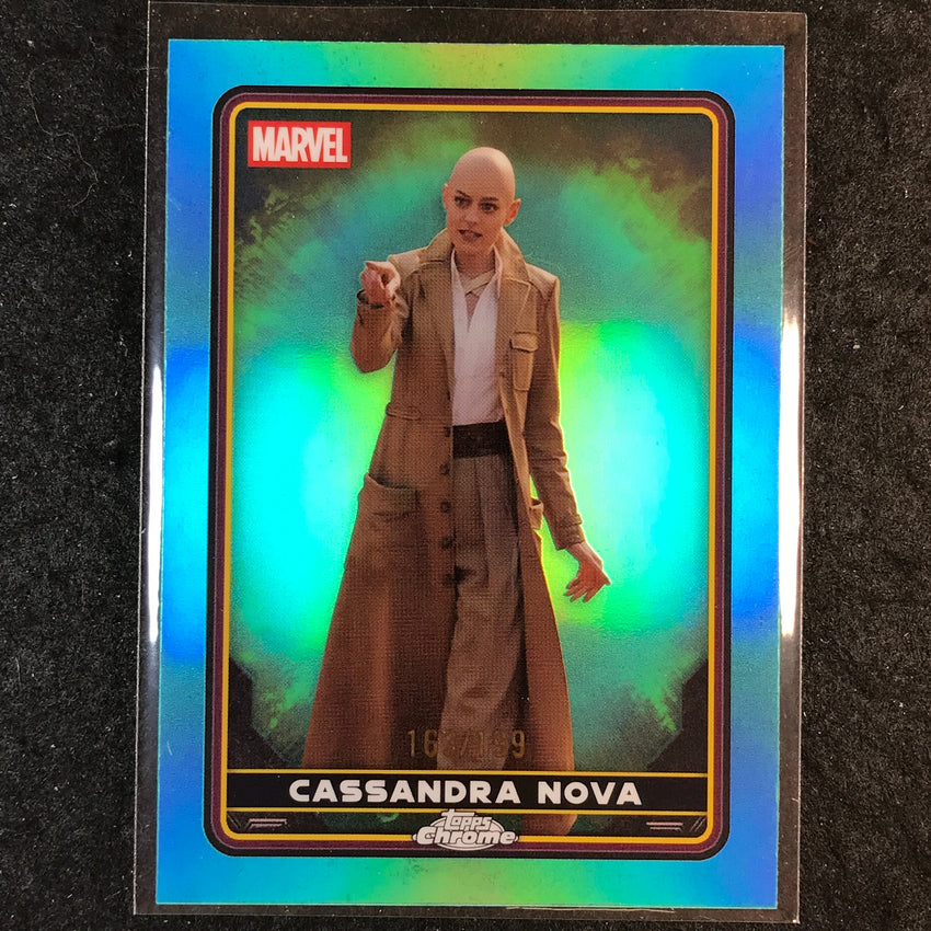 2025 Topps Chrome Deadpool CASSANDRA NOVA Characters Aqua /199 #46