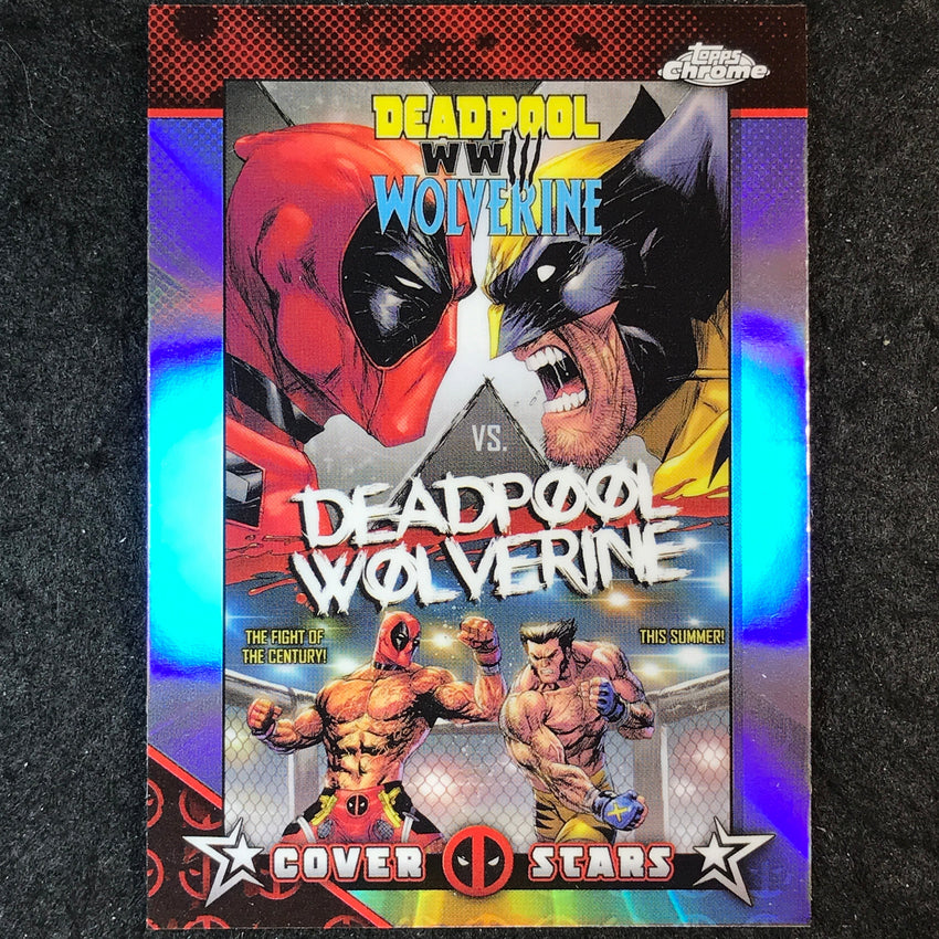 2025 Topps Chrome Deadpool DEADPOOL & WOLVERINE: WWIII #3 Cover Stars #CS-3