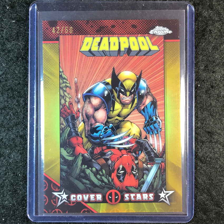 2025 Topps Chrome Deadpool DEADPOOL #1 Cover Stars Gold 42/50 #5