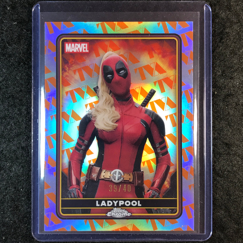 2025 Topps Chrome Deadpool LADYPOOL Characters TVA Takeover 39/40 #27