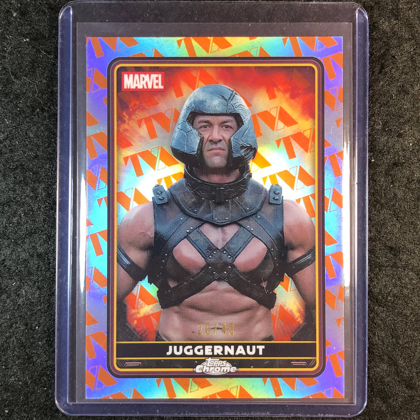2025 Topps Chrome Deadpool JUGGERNAUT Characters TVA Takeover 20/40 #33