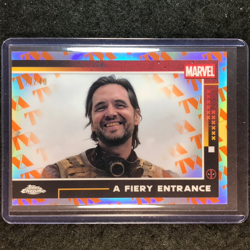2025 Topps Chrome Deadpool A FIERY ENTRANCE TVA Takeover 33/40 #67