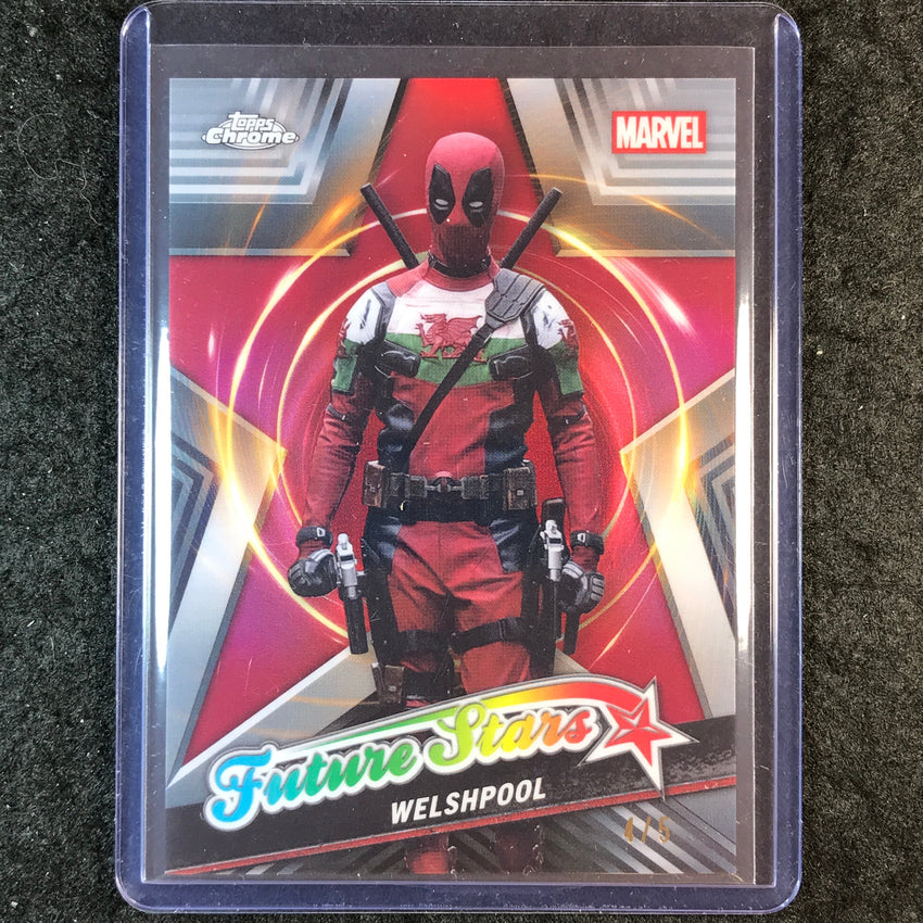 2025 Topps Chrome Deadpool WELSHPOOL Future Stars Red 4/5 #2