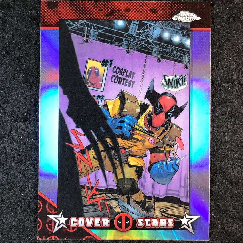 2025 Topps Chrome Deadpool X-MEN: BLOOD HUNT #1 Cover Stars #CS-10