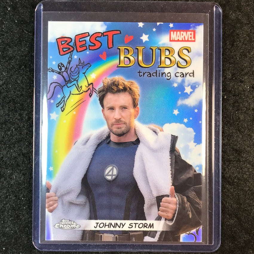 2025 Topps Chrome Deadpool JOHNNY STORM Best Bubs SSP #NC-10