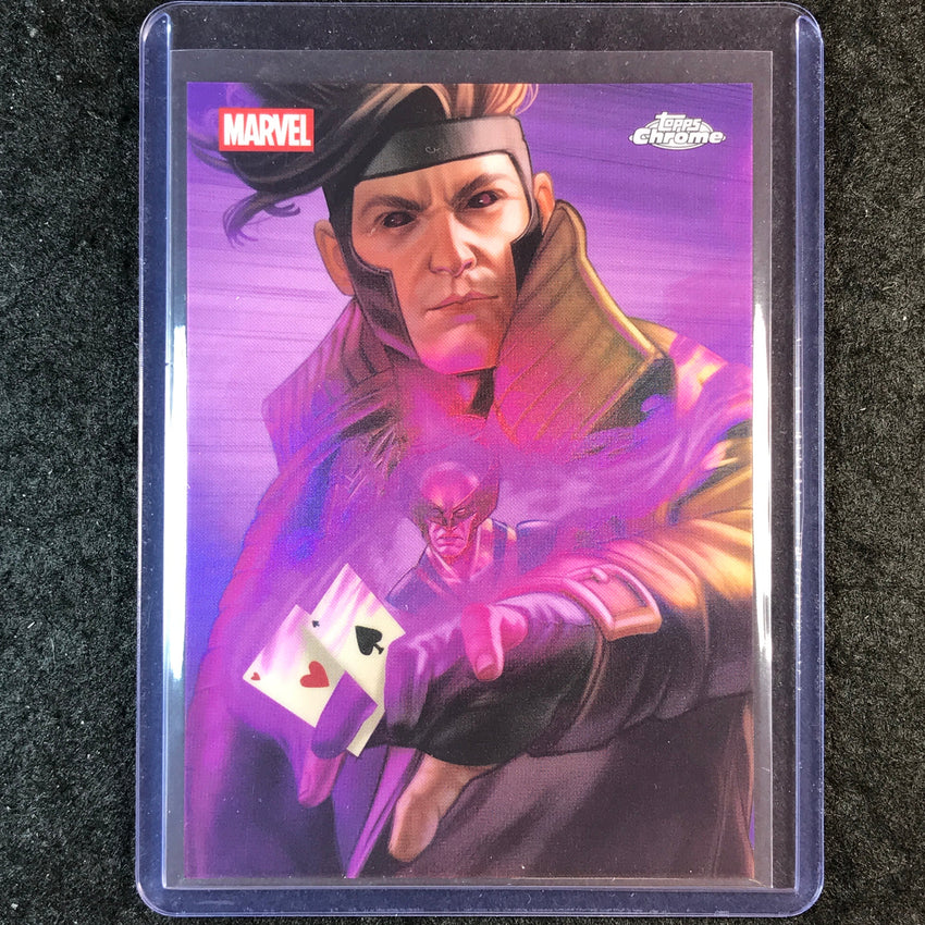 2025 Topps Chrome Deadpool GAMBIT AND WOLVERINE Reflections SSP #DE-5