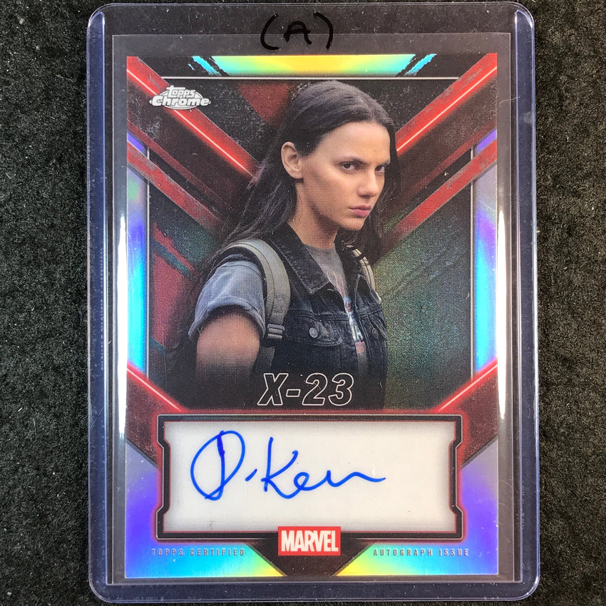 2025 Topps Chrome Deadpool DAFNE KEEN AS X-23 Chrome Auto Refractor #TC-DK (A)