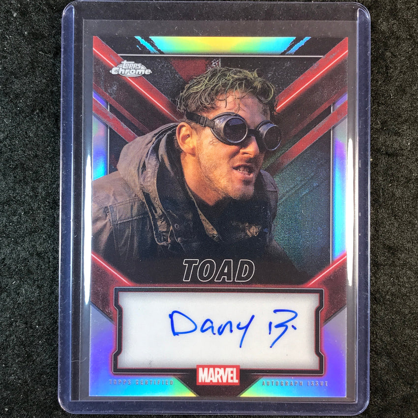 2025 Topps Chrome Deadpool DANIEL MEDINA RAMOS TOAD Chrome Auto Refractor #TC-DR