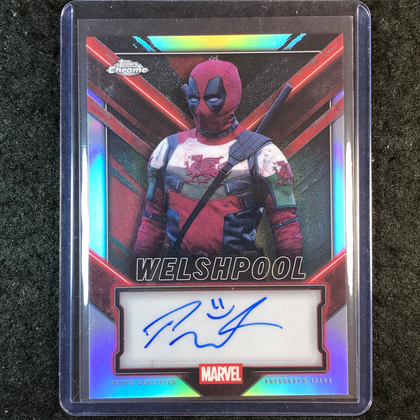 2025 Topps Chrome Deadpool PAUL MULLIN AS WELSHPOOL Chrome Auto Refractor #TC-PM