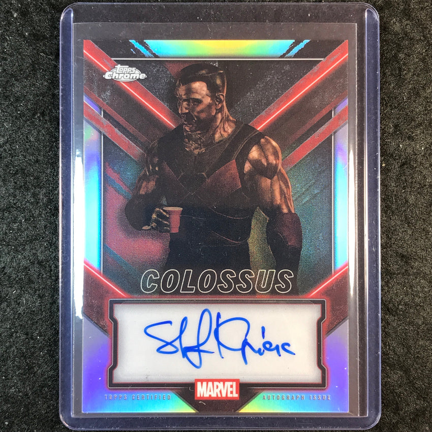 2025 Topps Chrome Deadpool STEFAN KAPICIC COLOSSUS Chrome Auto Refractor #TC-SZ