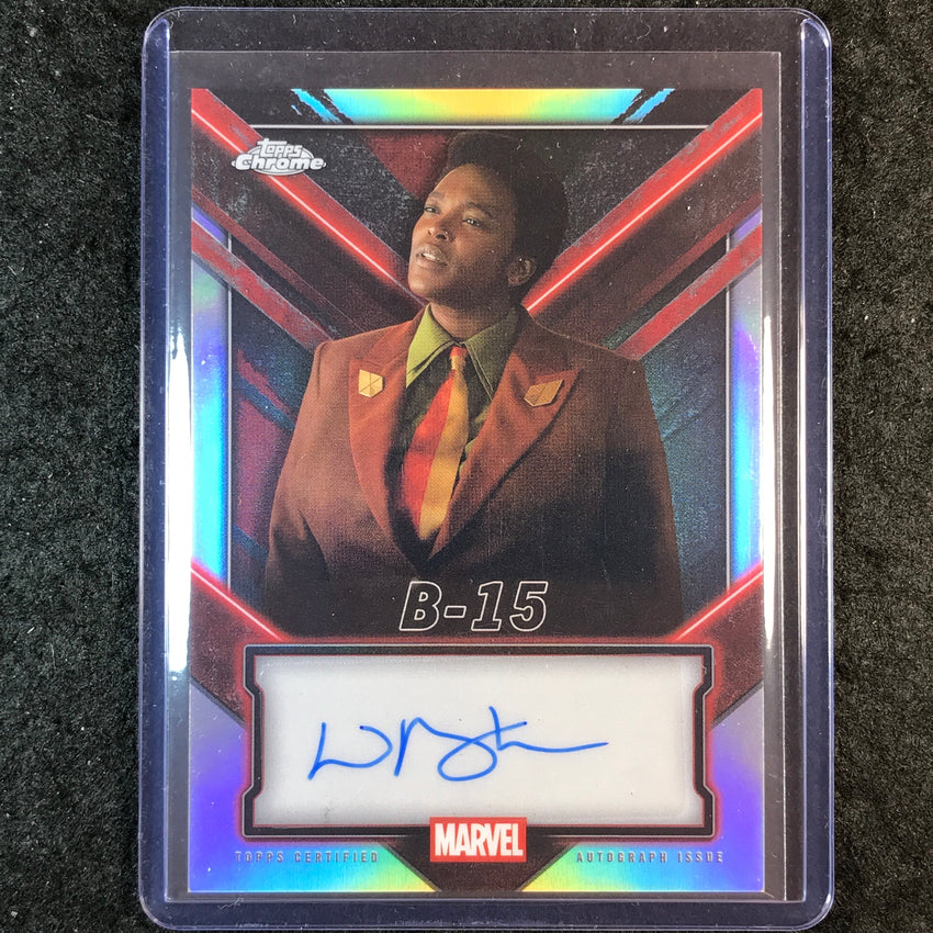 2025 Topps Chrome Deadpool WUNMI MOSAKU AS B-15 Chrome Auto Refractor #TC-WB