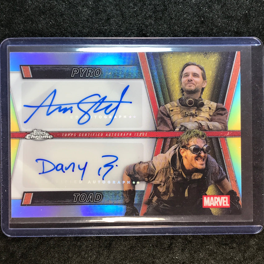 2025 Topps Chrome Deadpool AARON STAMFORD MEDINA RAMOS TOAD Dual Auto #TD-AD