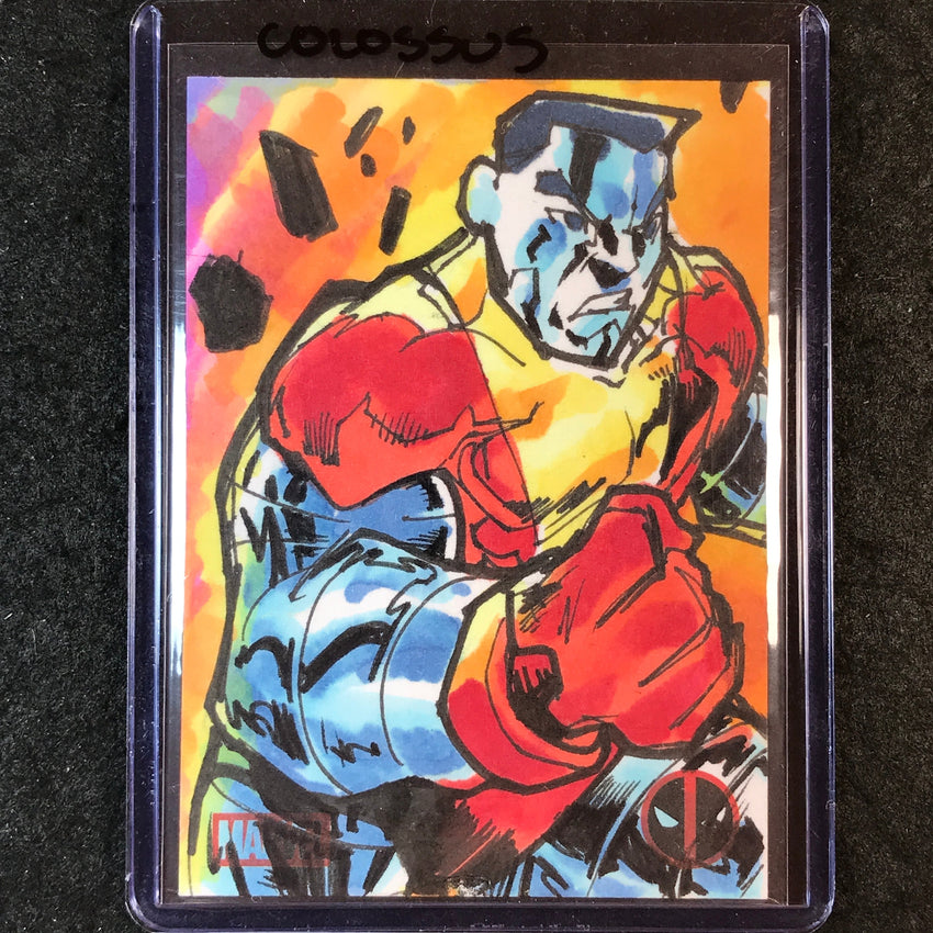 2025 Topps Chrome Deadpool COLOSSUS Artist Sketch 1/1
