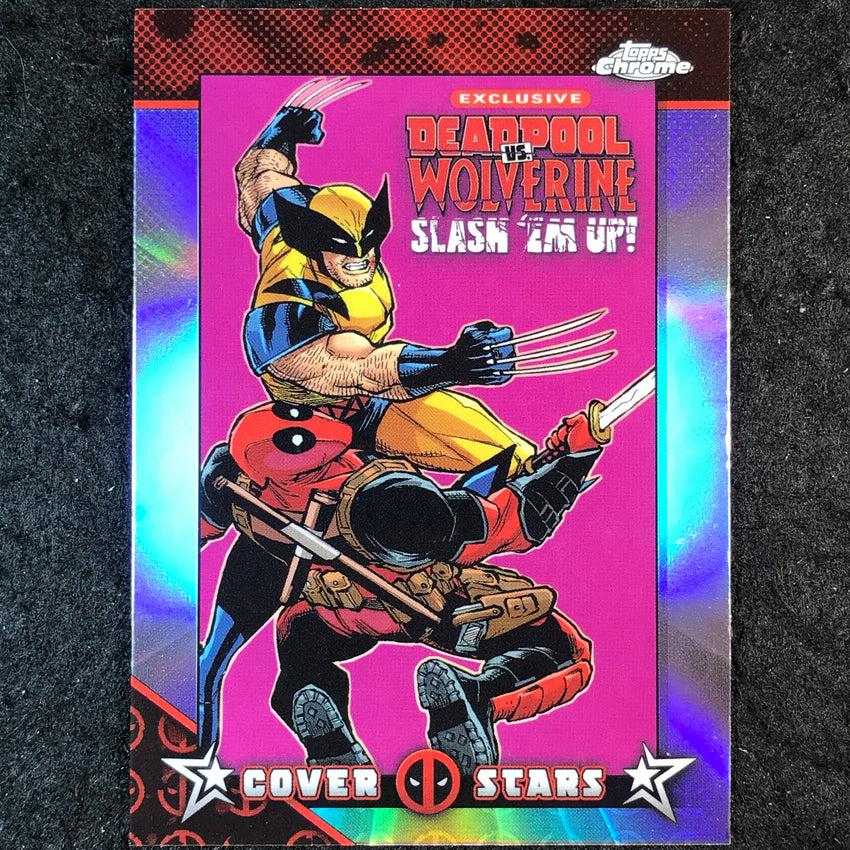 2025 Topps Chrome Deadpool SLASH 'EM UP INFINITY COMIC #1 Cover Stars #CS-20