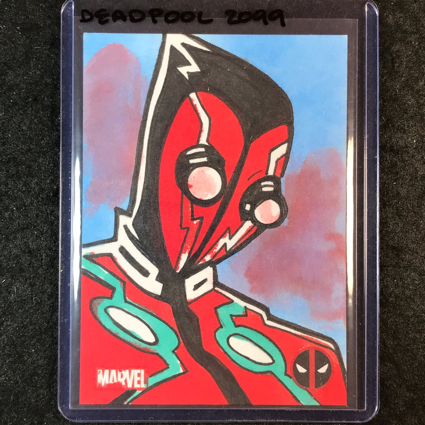 2025 Topps Chrome Deadpool DEADPOOL 2099 Artist Sketch 1/1 RICH HENNEMANN