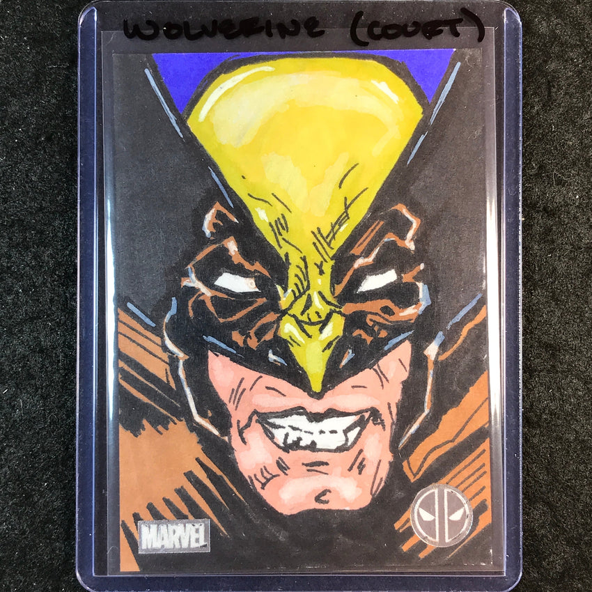 2025 Topps Chrome Deadpool WOLVERINE Artist Sketch 1/1 COURT