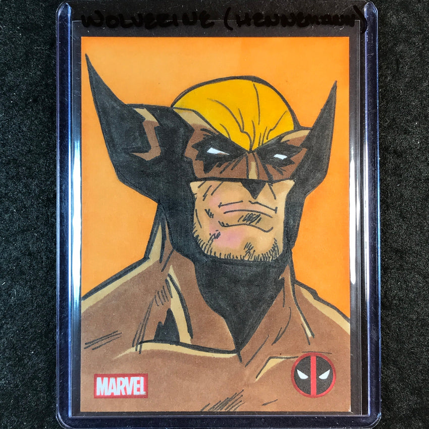 2025 Topps Chrome Deadpool WOLVERINE Artist Sketch 1/1 RICH HENNEMANN