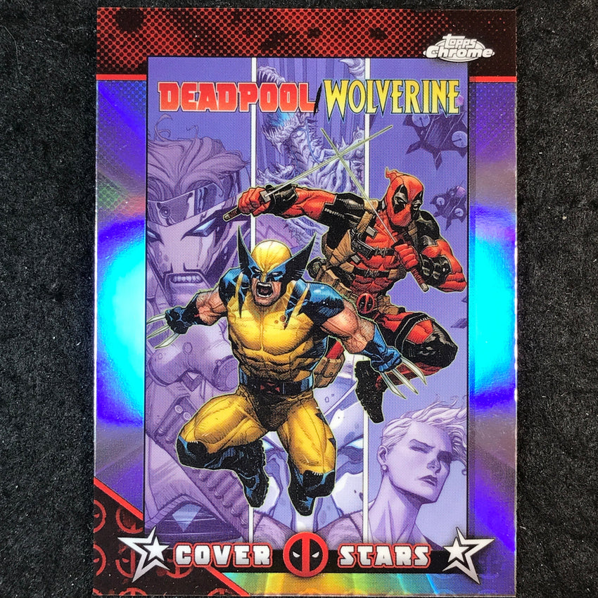 2025 Topps Chrome Deadpool DEADPOOL / WOLVERINE #7 Cover Stars #CS-23
