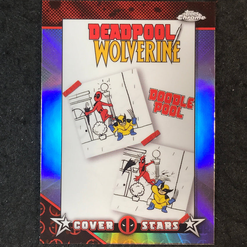 2025 Topps Chrome Deadpool DEADPOOL / WOLVERINE #1 Cover Stars #CS-24