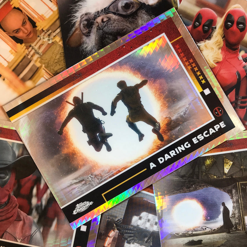 2025 Topps Chrome Deadpool INTO HIS OWN HANDS Multiverse and More Prism #53