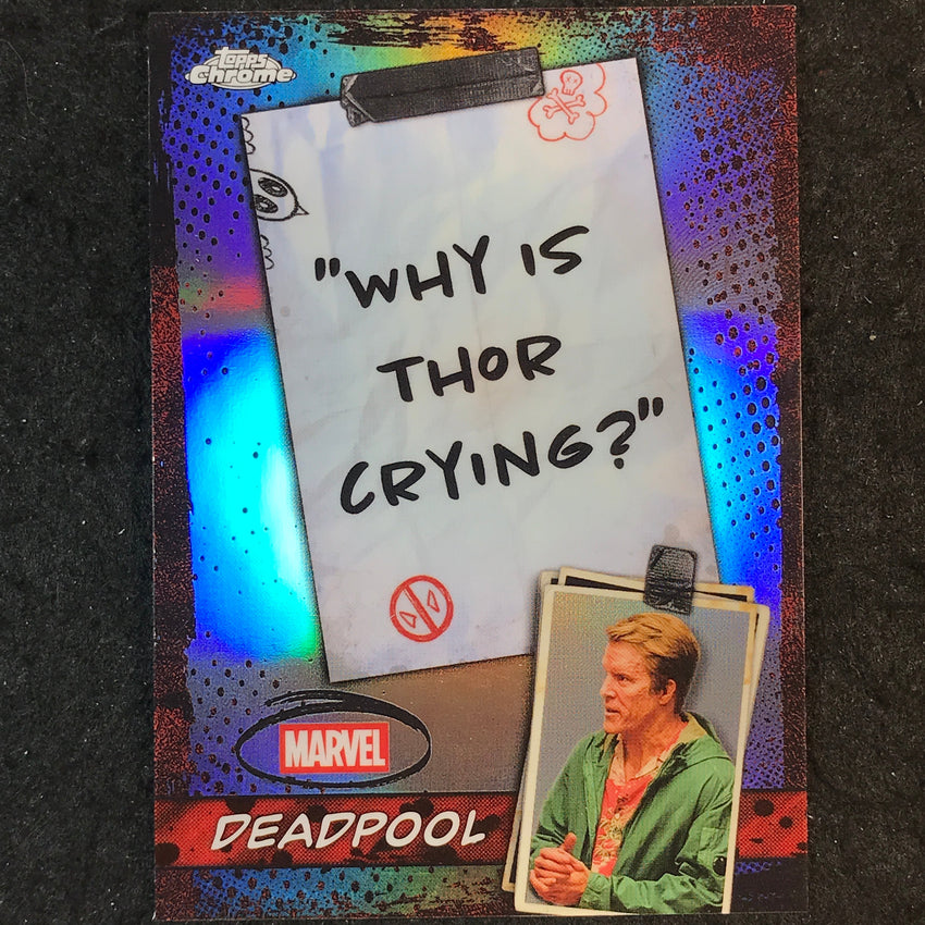 2025 Topps Chrome Deadpool DEADPOOL Well You Got Nothing to Say Mouth #WM-04