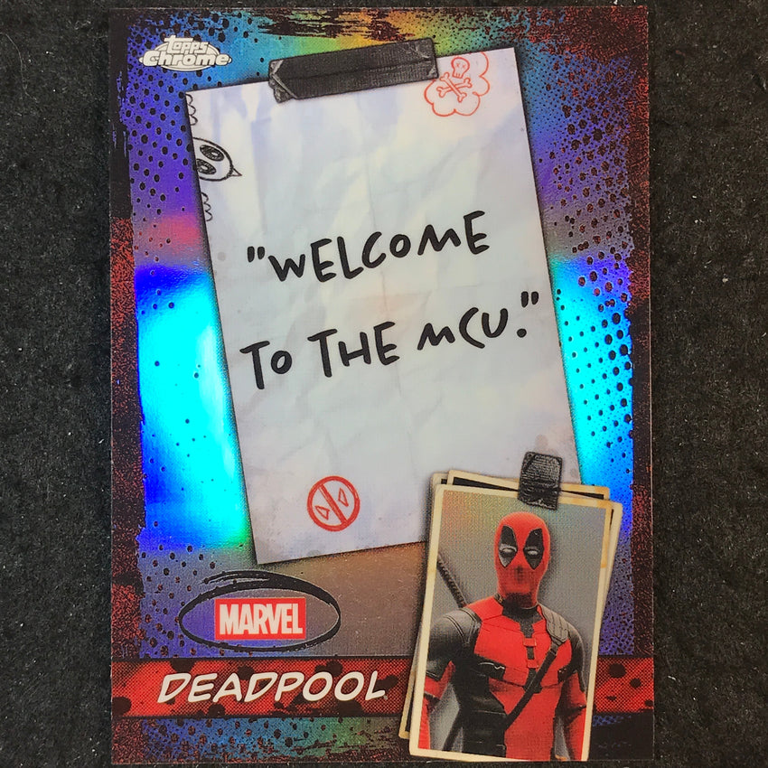 2025 Topps Chrome Deadpool DEADPOOL Well You Got Nothing to Say Mouth #WM-07