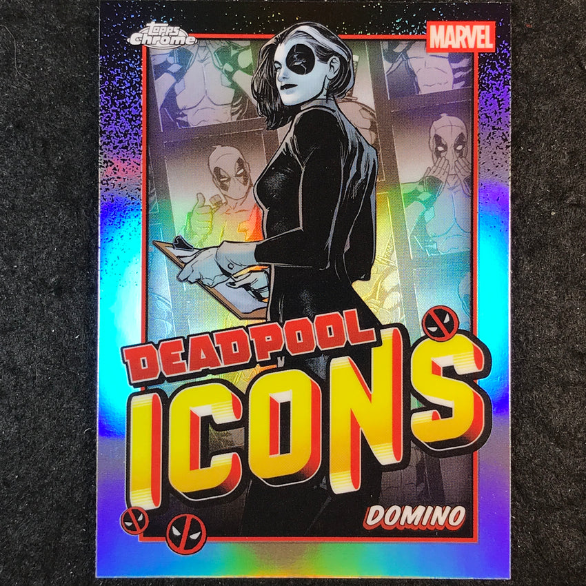 2025 Topps Chrome Deadpool DOMINO Deadpool Icons #DI-3