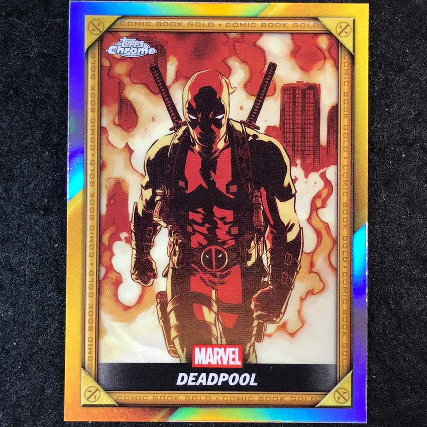 2025 Topps Chrome Deadpool DEADPOOL Comic Book Gold #CB-2