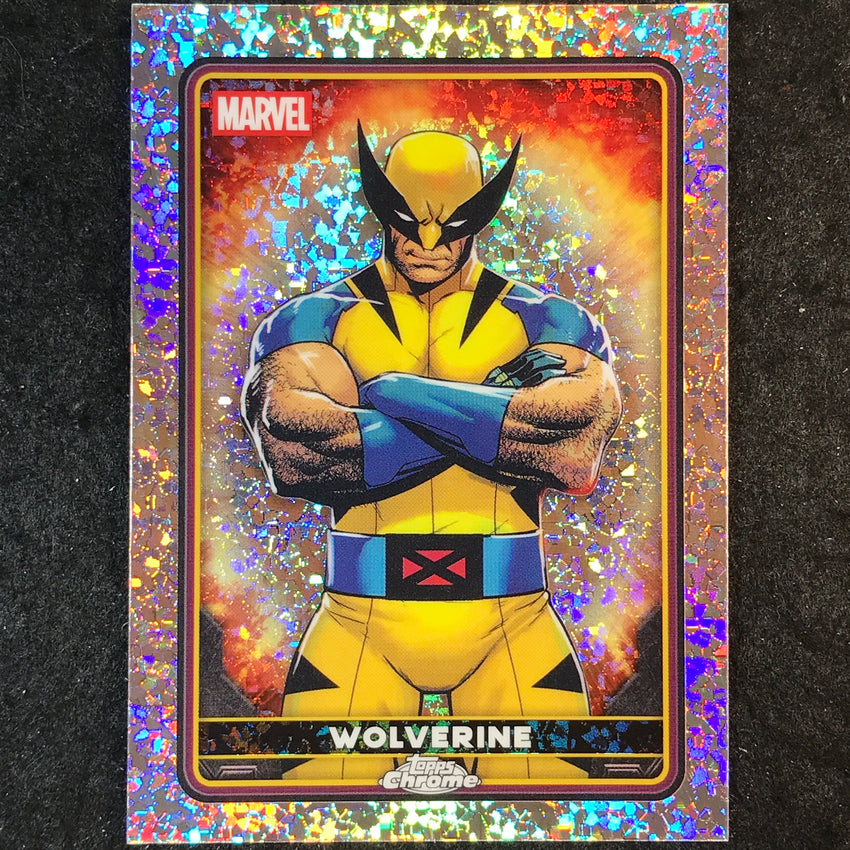 2025 Topps Chrome Deadpool WOLVERINE Base Comic Accurate Mini Diamond #5