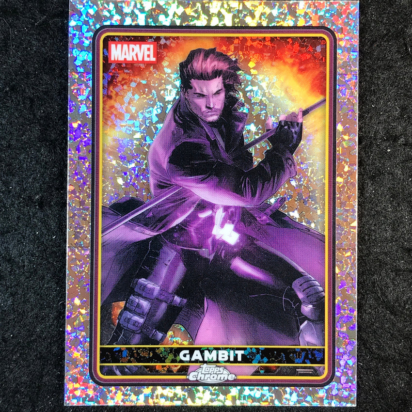 2025 Topps Chrome Deadpool GAMBIT Base Comic Accurate Mini Diamond #10