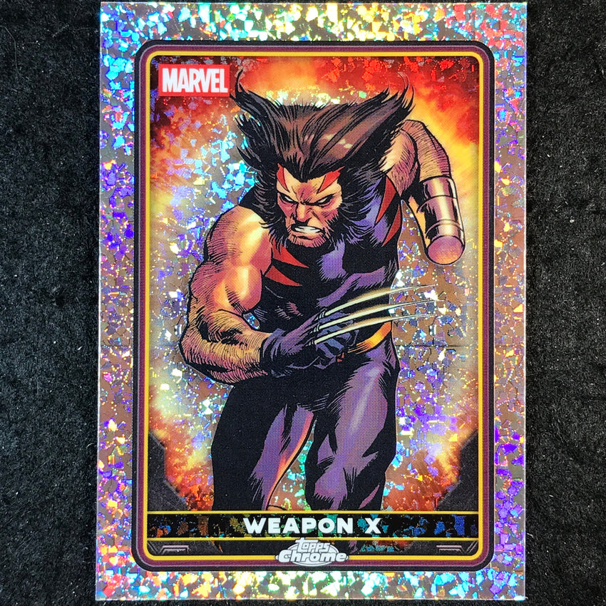 2025 Topps Chrome Deadpool WEAPON X Base Comic Accurate Mini Diamond #16