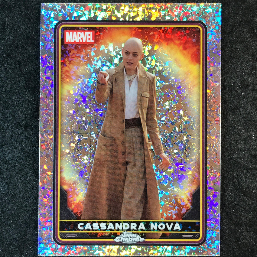 2025 Topps Chrome Deadpool CASSANDRA NOVA Base Characters Mini Diamond #46