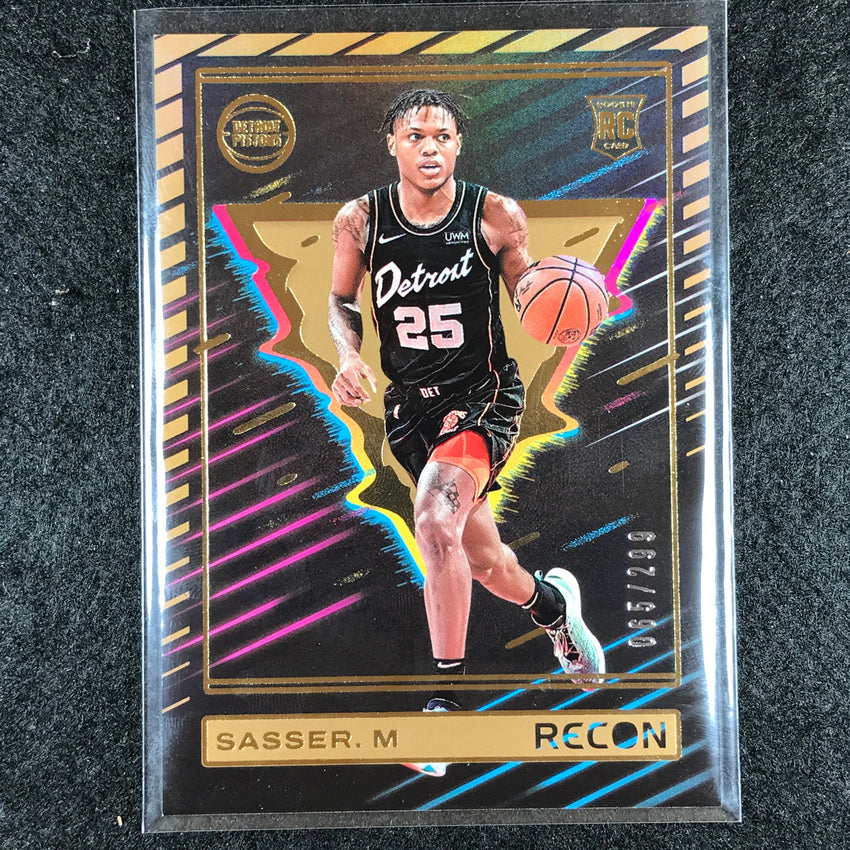 2023-24 Recon MARCUS SASSER Rookie Base Bronze Holo 65/299 No. 209